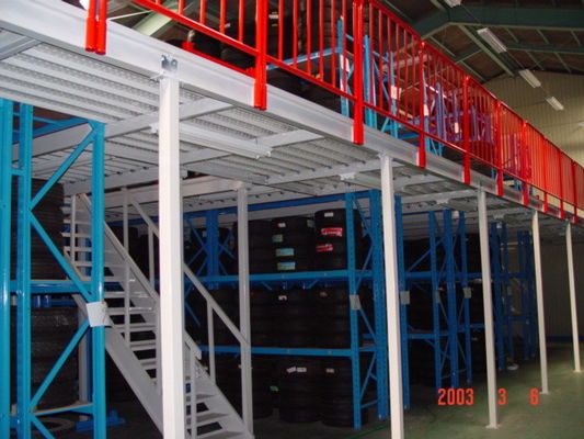 শিল্প সংরক্ষণের জন্য 500kg-2000kg/স্তর ক্ষমতা Mezzanine Racking System